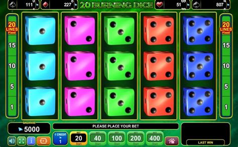 20 Burning Dice 888 Casino