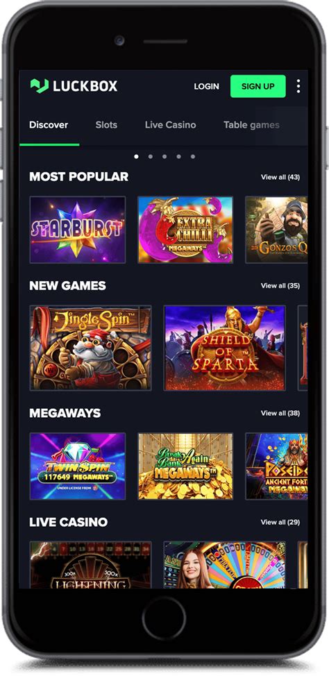 Luckbox casino login