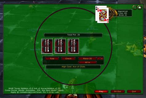 Poker addon wow