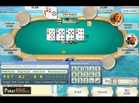 Poker rng de download de software livre